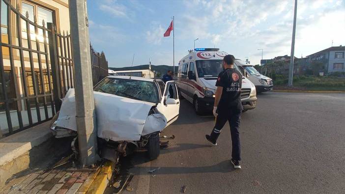 İşe gitmek için yola çıkmıştı; alkollü sürücü aracına arkadan çarptı