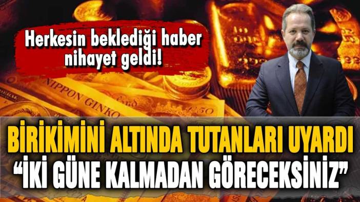 İslam Memiş birikimini altında tutanları uyardı: "İki güne kalmadan göreceksiniz"