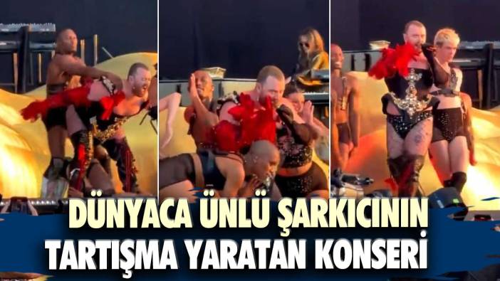 Dünyaca ünlü şarkıcının tartışma yaratan konseri