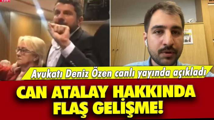 Avukatı canlı yayında açıkladı: Can Atalay hakkında flaş gelişme!