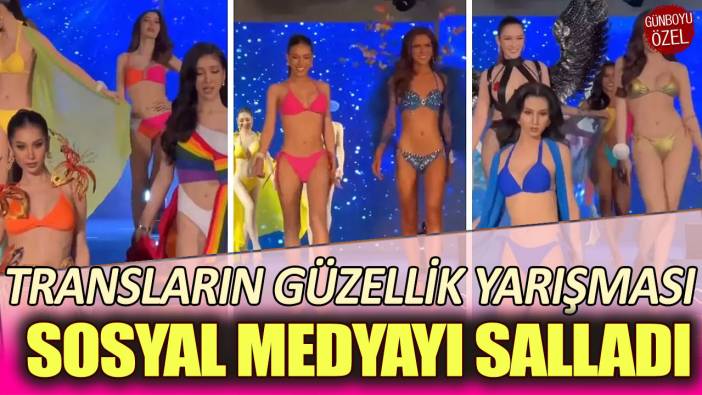 Transların güzellik yarışması sosyal medyayı salladı