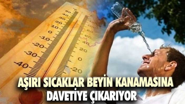 Uzman isim uyardı! Aşırı sıcaklar beyin kanamasına davetiye çıkarıyor