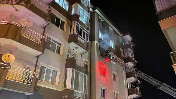 Isparta’da gece saatlerinde evde yangın çıktı!