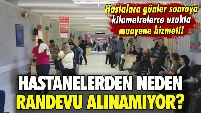 Hastanelerden neden randevu alınamıyor? Bizzat deneyerek duyurdu!