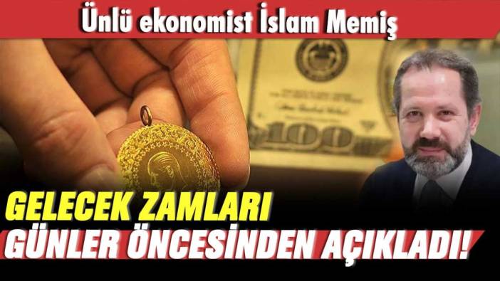 İslam Memiş gelecek zamları günler öncesinden açıkladı