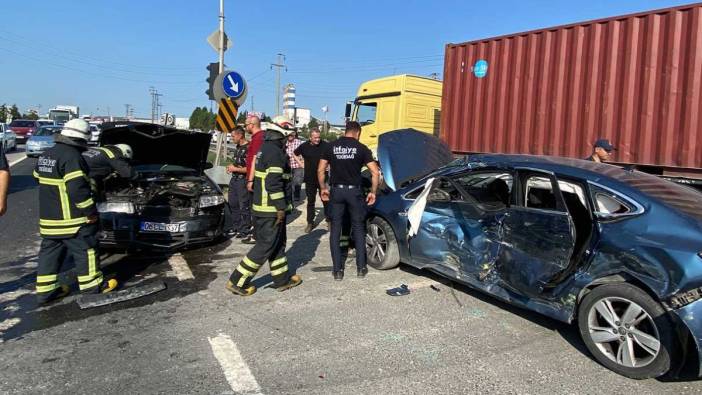 Tekirdağ'da zincirleme kaza: 3’ü İtalyan 4 yaralı