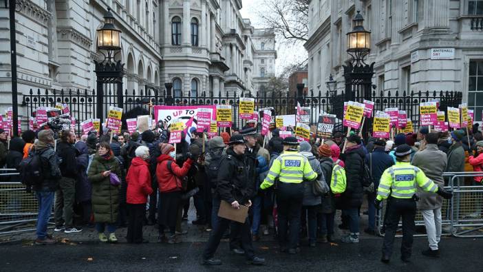 Hükümetin göç politikaları protesto edildi!