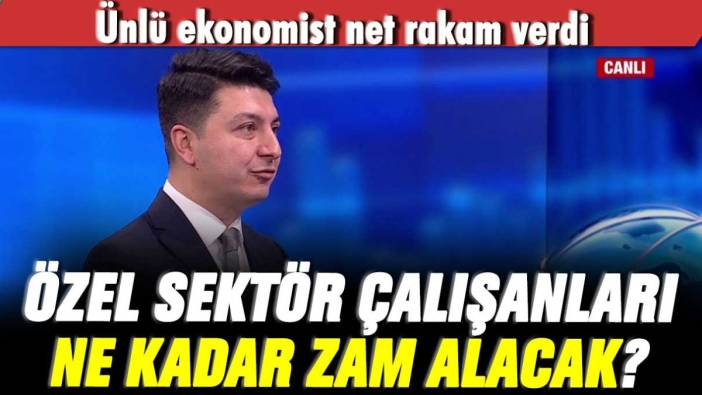 Özel sektör çalışanları ne kadar zam alacak: Ünlü ekonomist net rakam verdi