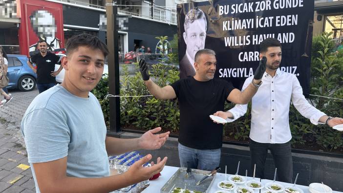 Adana’da klimanın mucidi kaymaklı kadayıfla anıldı