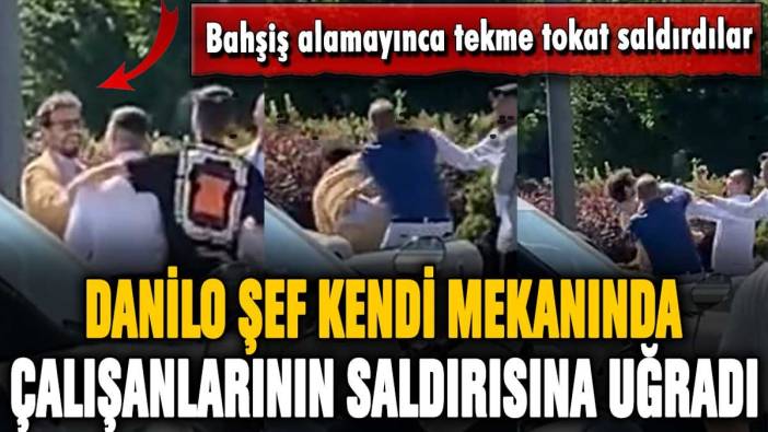 Masterchef jürisi Danilo Zanna'yı çalışanları darp etti: Bahşiş alamayınca tekme tokat saldırdılar