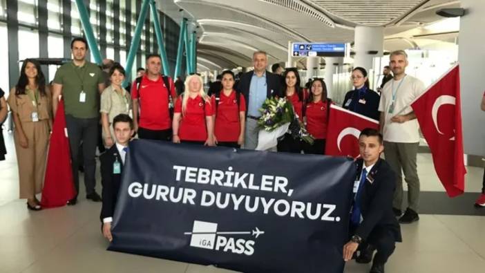 Goalball Dünya Şampiyonu olan milli takım ülkeye döndü!