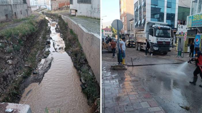 Doğubayazıt’ta sel