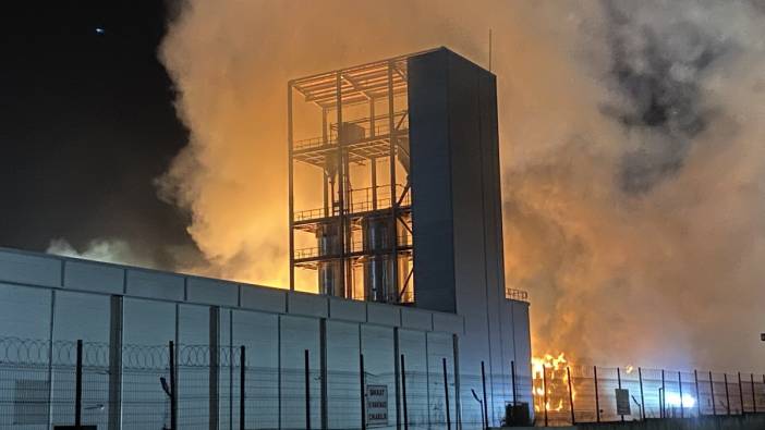 Tekirdağ'da karton fabrikasında yangın çıktı!