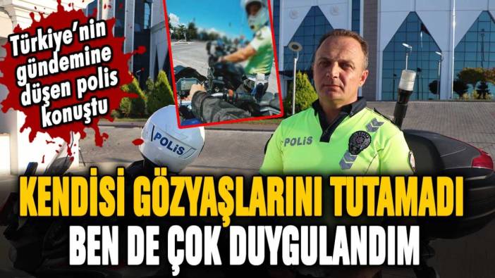 Motosikletli gence verdiği nasihatle milyonlardan alkış almıştı: O polis memuru konuştu