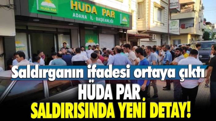 HÜDA PAR binasına saldıran saldırganın ifadesindeki detay herkesi şoke etti!  "Vahiy geldi, bıçaklayarak öldürdüm"