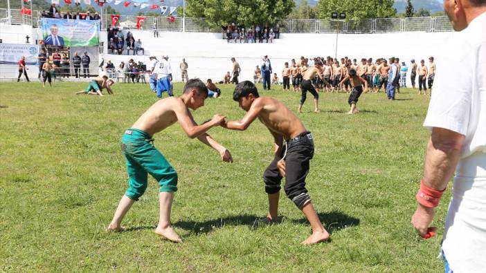 Edremit yağlı güreşler için hazır