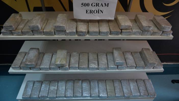 Tırda 41 kilo 500 gram eroin ele geçirildi