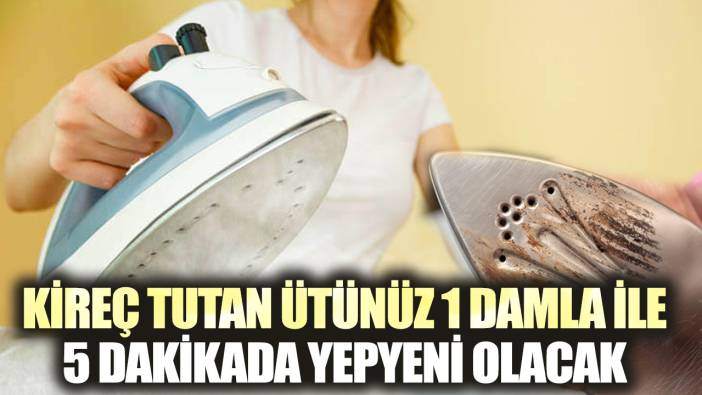 Kireç tutan ütünüz 1 damla ile 5 dakikada yepyeni olacak! İşte o karışım…