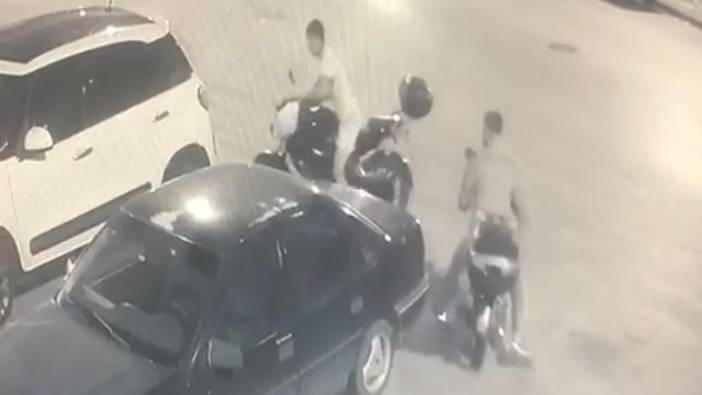 Ankara'da motosiklet hırsızlığı kamerada