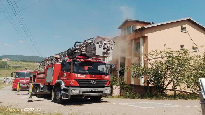 Zonguldak'ta çıkan yangında ev kullanılamaz hale geldi