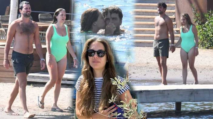 Eda Ece ünlü basketbolcu eşiyle tatilin tadını böyle çıkardı