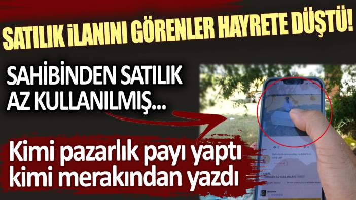 Satılık ilanını görenler hayrete düştü! Kimi pazarlık yaptı, kimi merakından yazdı: Sahibinden satılık az kullanılmış tabut