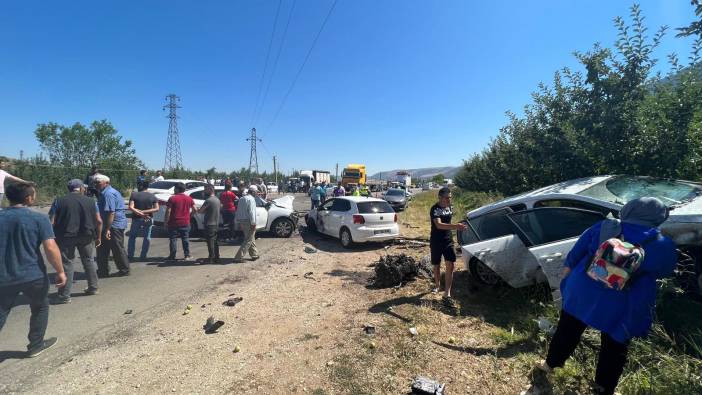 Isparta'da zincirleme kaza: 9 yaralı