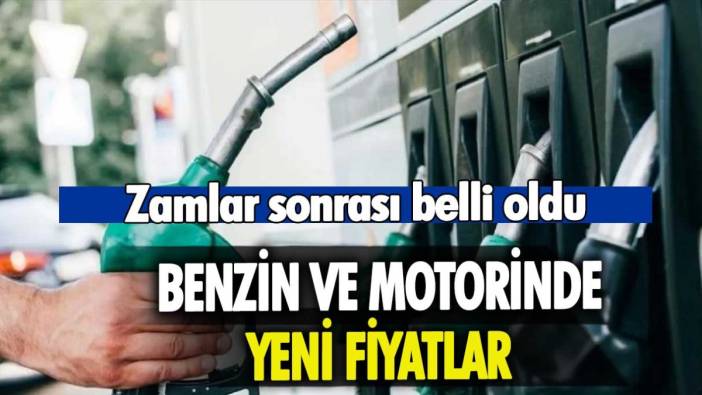 Akaryakıtta yeni fiyatlar belli oldu: Benzin ve motorinde son durum