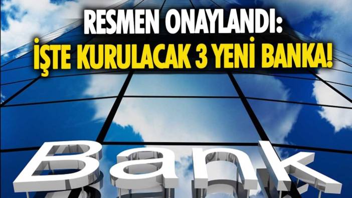 BDDK'dan 3 bankaya onay! İşte kurulacak yeni bankalar