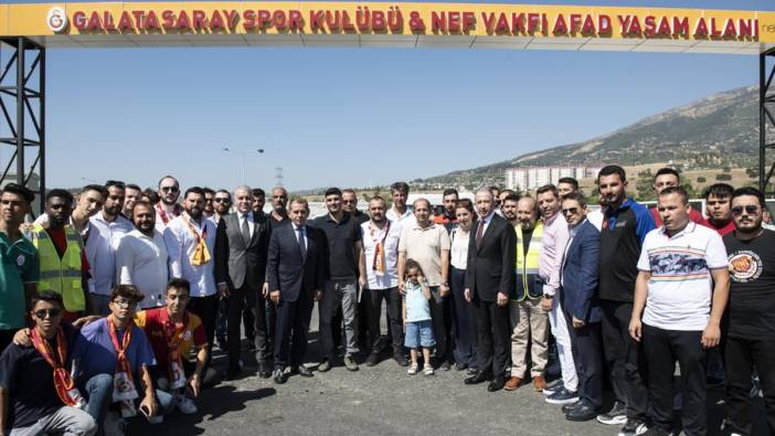 Galatasaray'dan Kahramanmaraş'a deprem ziyareti