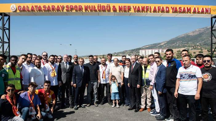 Galatasaray'dan afet bölgesi Kahramanmaraş’a ziyaret