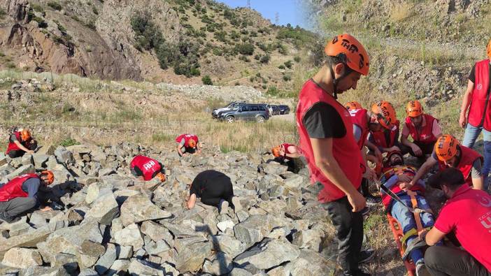 Artvin'de arama kurtarma tatbikatı yapıldı