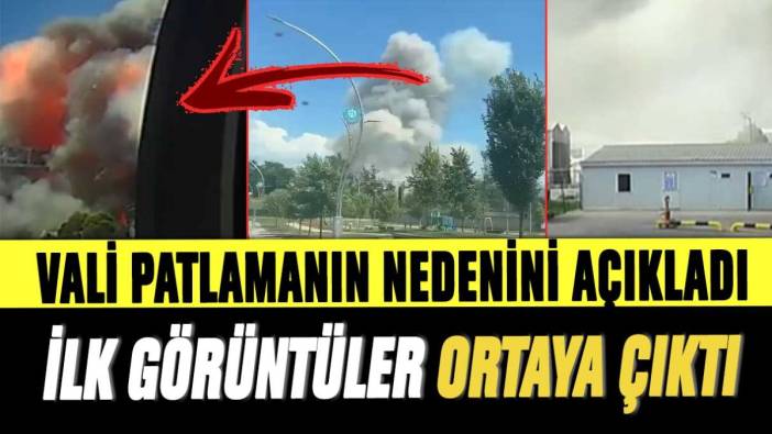 Kocaeli Valisi TMO silosunda patlamanın nedenini açıkladı! İlk görüntüler ortaya çıktı