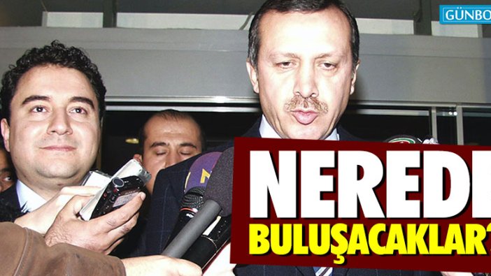 Erdoğan ile Babacan nerede buluşacak?