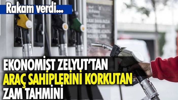 Ekonomist Zelyut'tan araç sahiplerini üzecek açıklama