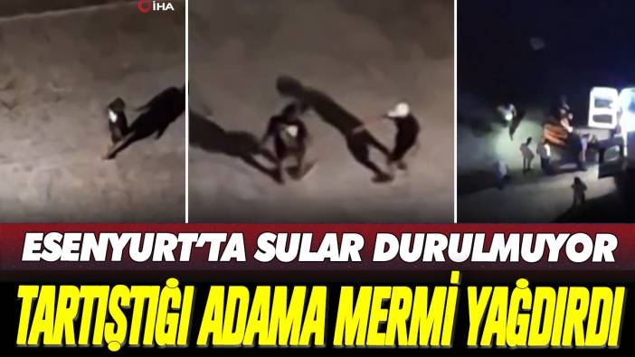 Esenyurt'ta tartıştığı adamı defalarca vurdu