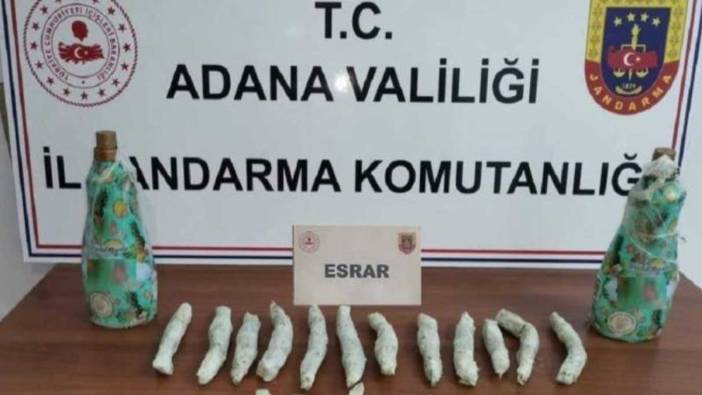 Deterjan kutusundan 20 paket esrar çıktı