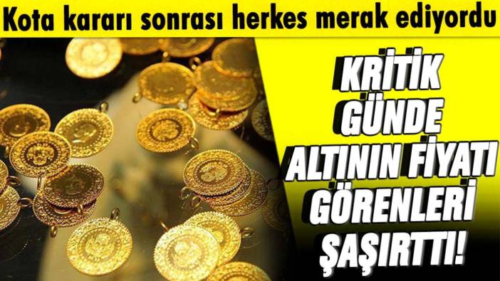 Altında büyük gün: İşte piyasadaki son rakamlar