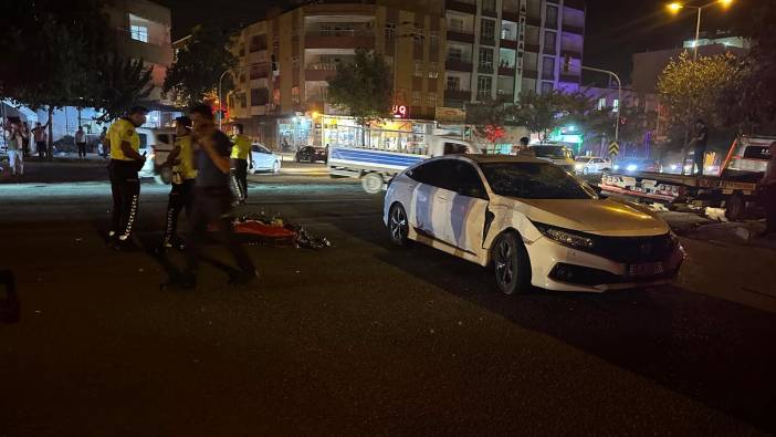 Şanlıurfa'da motosiklet ile otomobil çarpıştı: 2 yaralı