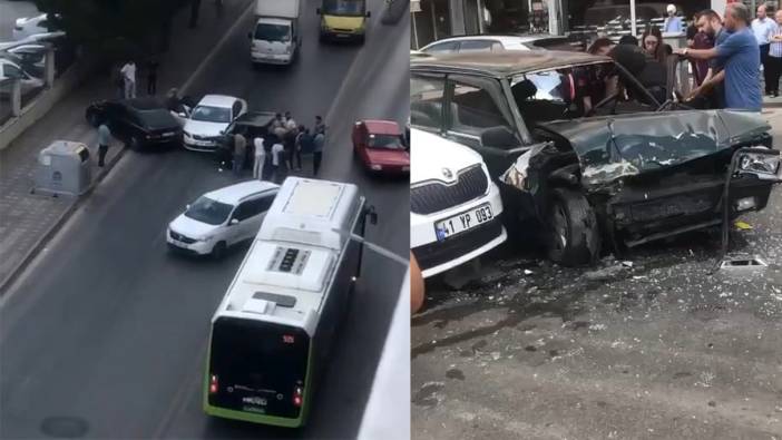 Kocaeli'nde 4 araç zincirlemeye kazaya karıştı: 2 yaralı