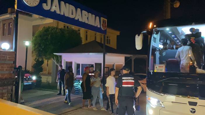 Manavgat'ta çalışma izni olmayan 29 yabancı uyruklu şahıs yakalandı