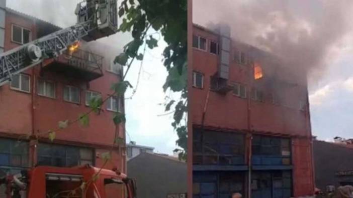 Sultangazi'de iş yeri yangını