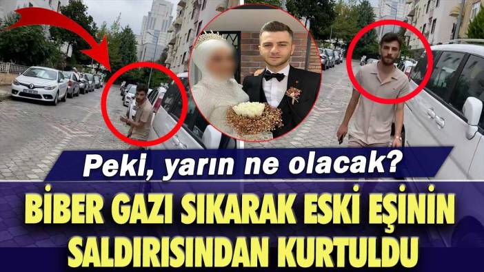 Biber gazı sıkarak eski eşinin saldırısından kurtuldu: Peki, yarın ne olacak?