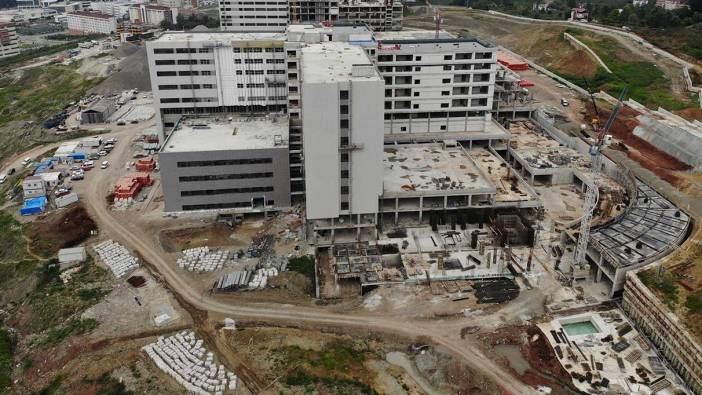 Ordu Şehir Hastanesi yükseliyor: İnşaatı yüzde 71'e ulaştı