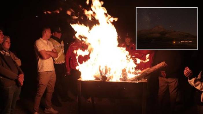 Erciyes Dağı'nda meteor izleme keyfini yaşadılar