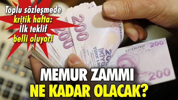 Memur zammı ne kadar olacak? Kritik görüşmede yeni gelişme