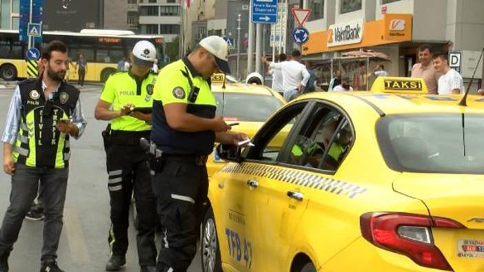 İstanbul'da taksi denetiminde ceza yağdı