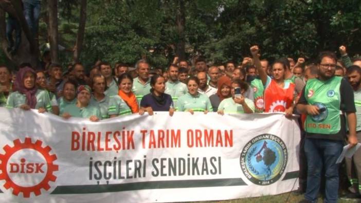 İBB işçilerinden Saraçhane'de eylem