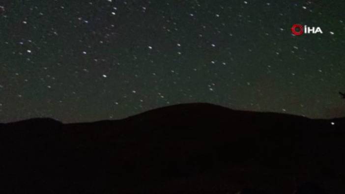 Doğaseverler meteor yağmurunu gözlemledi