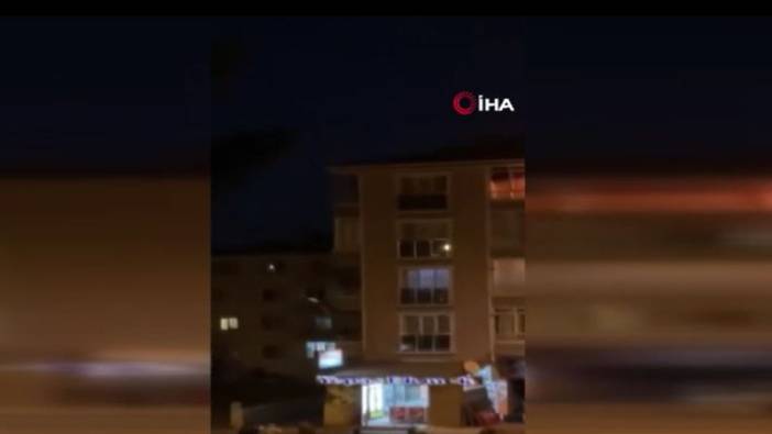 Ankara’da 4 katlı apartmanda yangın